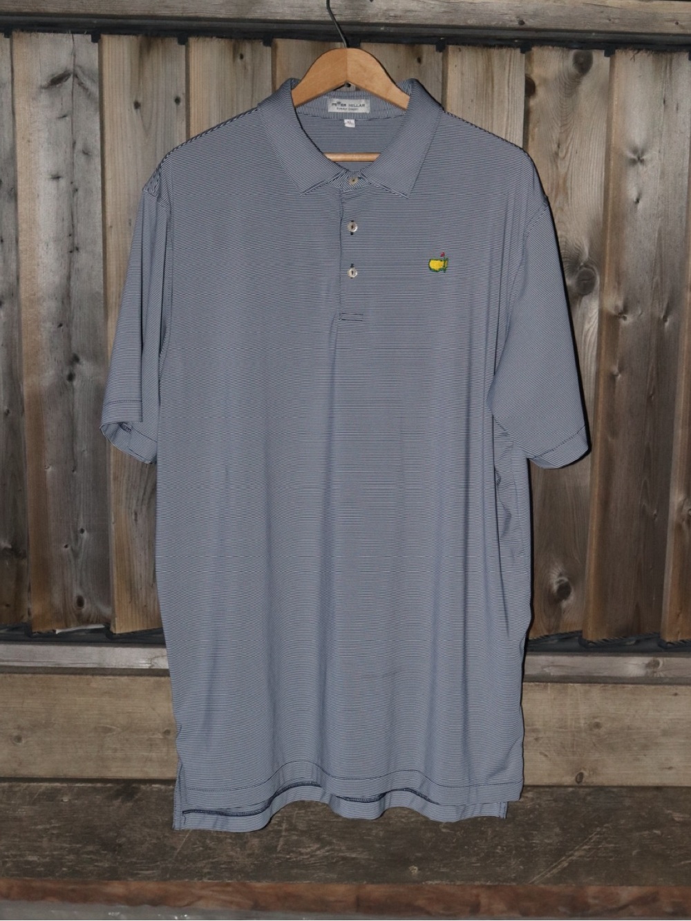 ❗️Peter Millar Navy and White Masters Polo❗️